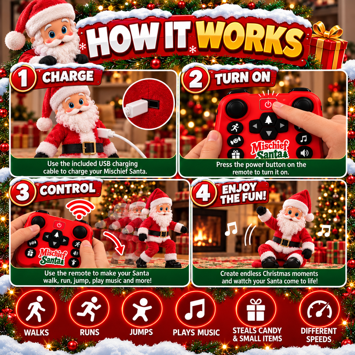 Remote Controlled Santa - Elf